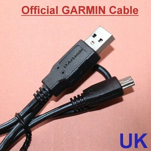Cable de datos cargador USB genuino GARMIN para GPS Edge 200 500 510 605 705 800 810 - Imagen 1 de 4
