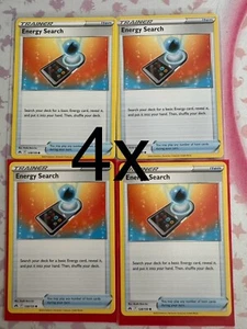 Energy Search 128/159 Crown Zenith X4 Cards - Pokemon TCG - Picture 1 of 1