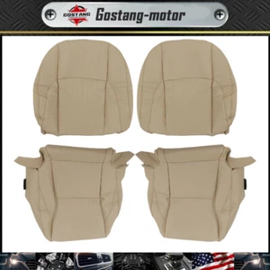 For 2007-2009 Lexus ES350 Driver Passenger Perforated Leather Seat Cover Tan - Picture 1 of 11
