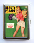 Étui à cigarettes Beauty Parade magazine pin up porte-carte portefeuille 