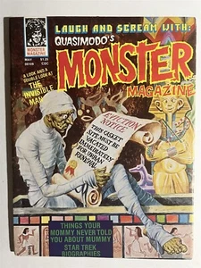 QUASIMODO'S MONSTER MAGAZINE #8 1976 MAYFAIR PRODUCTIONS UNIVERSAL HORROR - Picture 1 of 2