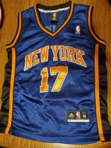 Adidas NBA New York Knicks Jeremy Lin #17 Jersey SIZE YOUTH MEDIUM EXCELLENT Cover