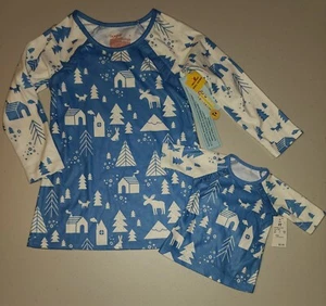 NEW TODDLER GIRLS CAT & JACK NIGHTGOWN WITH DOLL GOWN SIZE 3T - Picture 1 of 1