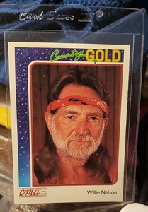 Willie Nelsen Country Gold Card Number 34 Mint Issued 1992 Licensed by CMT 