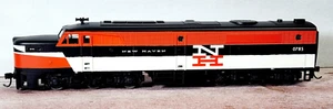 New Haven Railroad ALCO PA-1 Diesel Reverse McGinnis Paint Athearn Blue Box 3301 - Picture 1 of 8