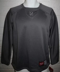 Rawlings Boy's Pullover Perfect Game Baseball Gray Sz YXL NEW NWT FREE SHIPPING! - Picture 1 of 6