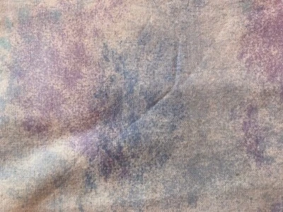 500121 Watercolor Fabric Blue and Lilac on White - 18" x 40" Wide - Image 1 of 4