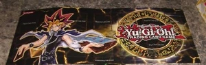 Yu-Gi-Oh Card Game Yugioh Yugi 1996 Konami Cardboard Folding Playmat Shonen Jump - Picture 1 of 2