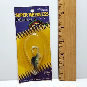 Señuelos Renosky de colección SUPER WEEDLESS Minnow SWM 1/8 modelo E. Shiner - Imagen 1 de 5