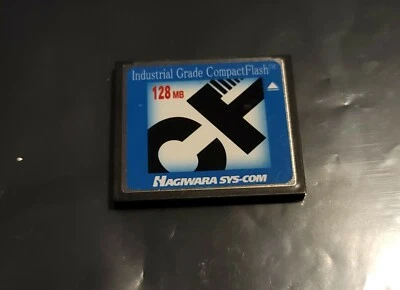 TARJETA DE MEMORIA FLASH COMPACTA TOSHIBA HAGIWARA CFI-128MDG (H02AA) 128 MB  Foto 1 de 2