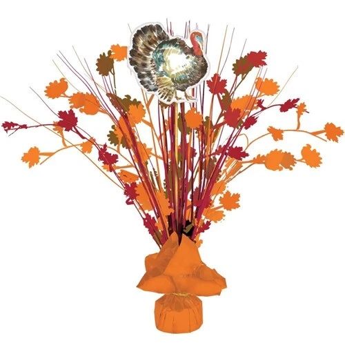 Classic Thanksgiving Foil Spray Centerpiece 18" Autumn Fall Party Decorations - Image 1 of 1