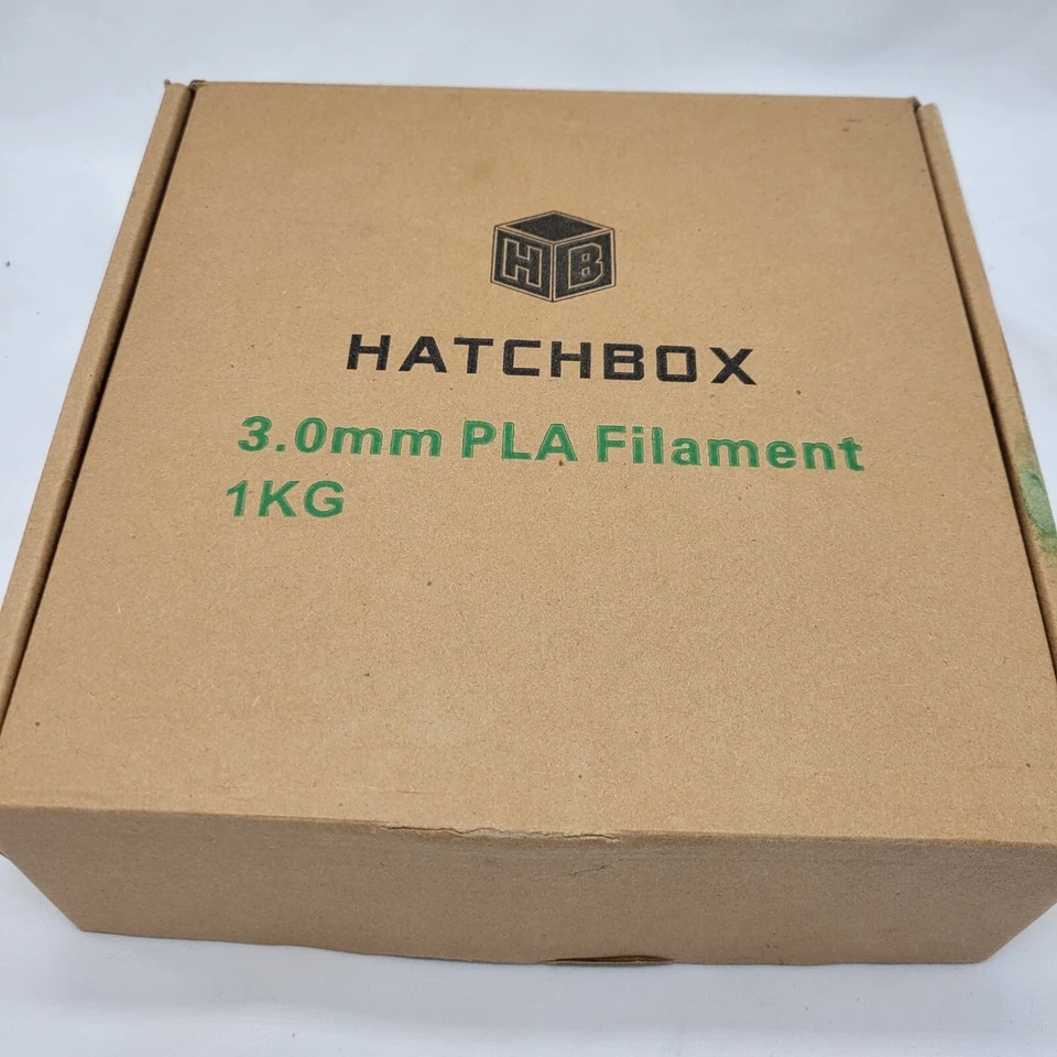 HATCHBOX Glow in The Dark PLA 3.0 mm 3D Printer Filament, 1kg Spool (New) - Image 1 of 4