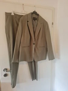 Damen Anzug 2Teiler Hose+Blazer mit 1 Knopf zu schließen oliv Gr.48 NEU - Bild 1 von 8