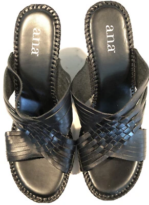 NUEVO ANA Zapatos Informales Para Mujer Negros Talla 7 1/2 M Foto 1 de 3