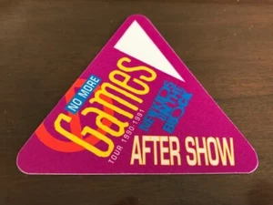 New Kids On The Block - Spiele 1990-91 - Backstage After Show Pass 9.12.90 - Bild 1 von 2