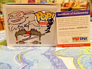 Kevin Eastman & Stephen Amell Signed Casey Jones Funko Pop PSA/DNA AD88143 - Picture 1 of 8