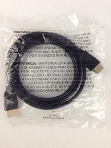 HDMI Cable Wire Full HD High Definition 6ft New - Bild 1 von 12