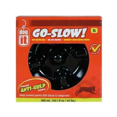 DOGIT Go-Slow Anti-Schling-Napf Schwarz 300 ml - Bild 1 von 3