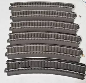 Marklin 24224 HO R2 7-1/4" 24.3° Curved C Track Box of 6 Sections (MK-18 - Picture 1 of 9