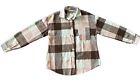 Fantaslook Womens Plaid Shirts Flannel Shacket Jacket Long Sleeve Button Down
