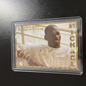 Michael Jordan 1993 Retirement Greatest Ever 1 of 10,000 Sports Edition Foil Car - Bild 1 von 4