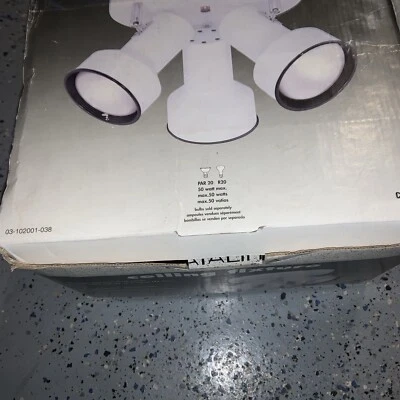 Accesorio de techo vintage Catalina Lighting montaje empotrado nuevo de stock Foto 1 de 4