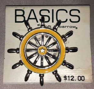 Croft and Barrow Silver And Yellow Pin - Picture 1 of 12