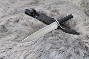 CARBON Steel Blade BOWIE Knife | HANDMADE High Quality HUNTING Knife | FULL TANG - Picture 1 of 6