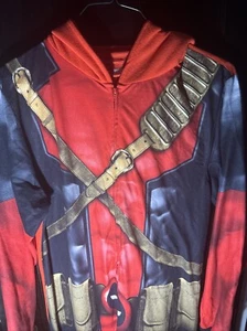 Disney Marvel Deadpool Traje Sudadera con Capucha Disfraz Juegos con disfraces Cremallera Completa Para Hombre Grande L - Imagen 1 de 5
