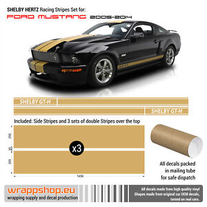 Mustang Shelby Hertz Racing Stripes set 2005-2014