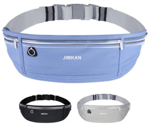 Running Belt Unisex Sports Jogging Phone Keys Mobile Money Bum Bag Waist Travel - Picture 1 of 22