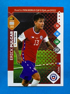 Panini Adrenalyn Road to Qatar 2022 Card n.103 Erick Pulgar Chile - Imagen 1 de 1