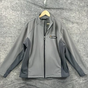 Chase Authentics Jacket Large Gray Nascar 10 Go Daddy Danica Patrick AUTOGRAPHED - Picture 1 of 11