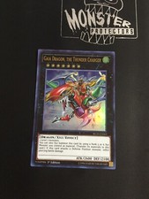 YUGIOH GAIA DRAGON, THE THUNDER CHARGER ULTRA RARE BLLR-EN065 1ST EDITION