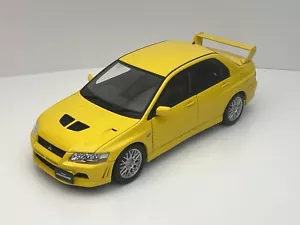 AUTOART 1/18 77161 MITSUBISHI LANCER EVO VII 7 YELLOW RARE (IGNITION MOTORHELIX) - Foto 1 di 14
