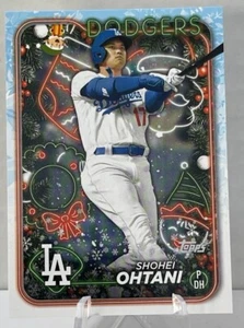 💥 SHOHEI OHTANI DODGERS MVP * 2024 Topps Holiday - ELF Super Short Print💥 - Picture 1 of 5
