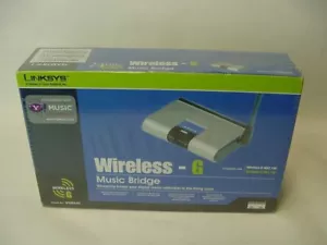 NEW SEALED - LIKSYS WIRLESS G MUSIC BRIDGE WMB54G - Picture 1 of 3
