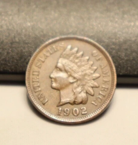 1902 Indian Cent 1c XF+ Cover