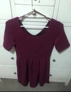 Ally Dark Pink Dress - Picture 1 of 1