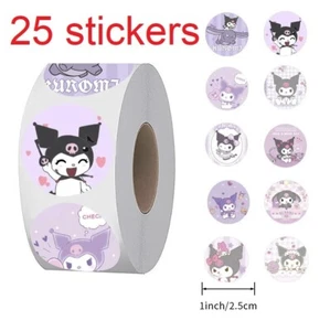 Kawaii Kuromi Anime 25 Stck. Aufkleber Skateboard Gitarre Koffer Motorrad Kratzer - Bild 1 von 2