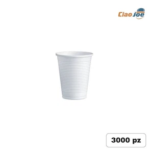 3000 Bicchieri Di Plastica Monouso 200 cc Bicchiere Acqua Bianco 200 ml - Foto 1 di 1