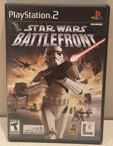 Star Wars Battlefront (Sony PlayStation 2, 2004) PS 2 CIB TESTED.  Excellent - Picture 1 of 6