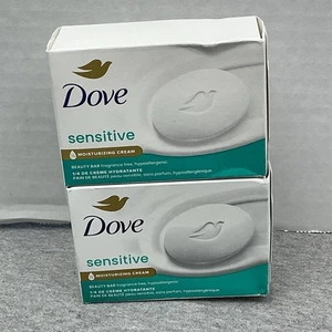 2er Pack Dove Empfindliche Haut 1/4 Feuchtigkeitscreme Seife 3,75 Oz. - Bild 1 von 1