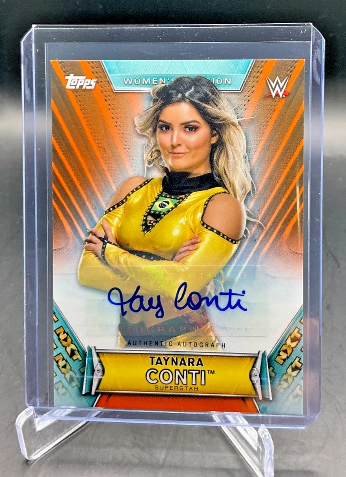 2019 Topps WWE Women's Division TAYNARA CONTI AUTO 21/50 - Image 1 of 2