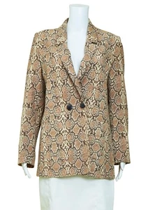 ANINE BING Snake Print Blazer AU 10 - Pre-Owned Good Condition - Picture 1 of 1
