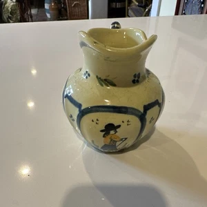 Quimper Handpainted Henriot French Pottery Jug Vase Marshall Fields - Picture 1 of 8