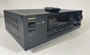 Onkyo Receiver 5.1 Surround TX-DS474  W/Remote Clean! Working! Great Con. Bundle - Picture 1 of 17