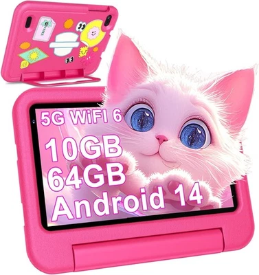 Android 14 Kids Tablet | 7 Zoll IPS HD | TF 1TB Erweiterbar - Bild 1 von 4