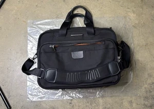 Briggs & Riley Medium erweiterbare Aktentasche schwarz Nylon und Leder KB302X-4 - Bild 1 von 12