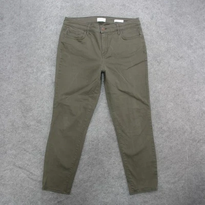 Pantalones de mezclilla Jessica Simpson para mujer 12 verdes relajados ajustados elásticos informales Foto 1 de 4